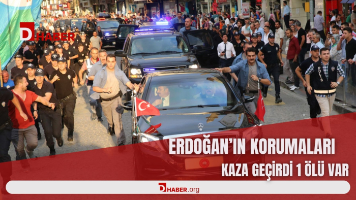 Erdoğan’ın Korumalarından Korkunç Kaza