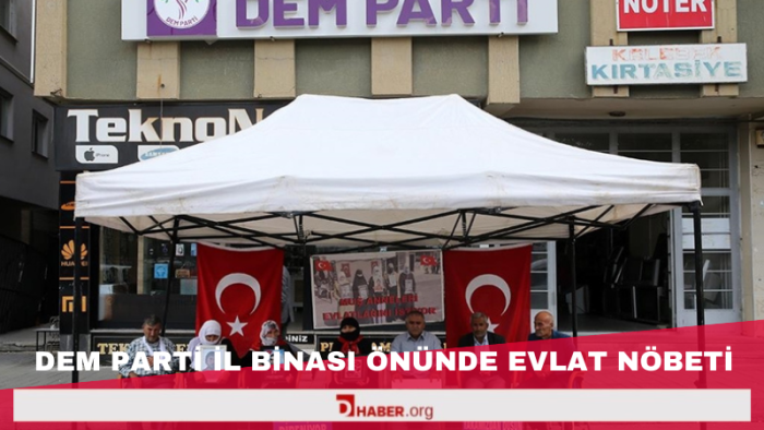 Muş'ta DEM Parti binası önünde eylem yapan aile sayısı 47'ye yükseldi