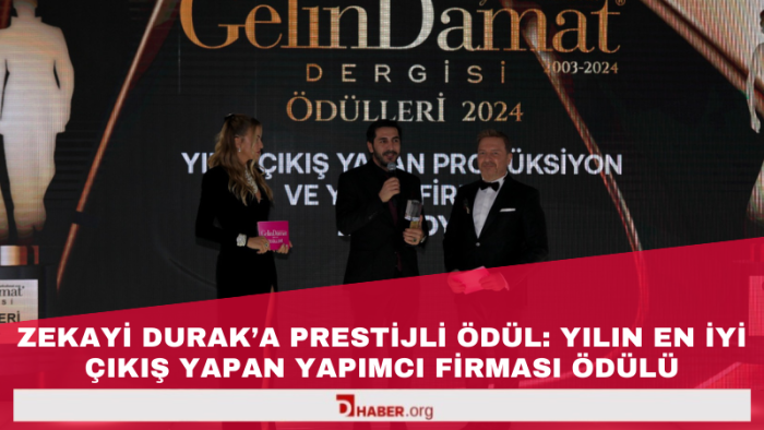 Zekayi Durak’a Prestijli Ödül: Yılın En İyi Çıkış Yapan Yapımcı Firması Ödülü